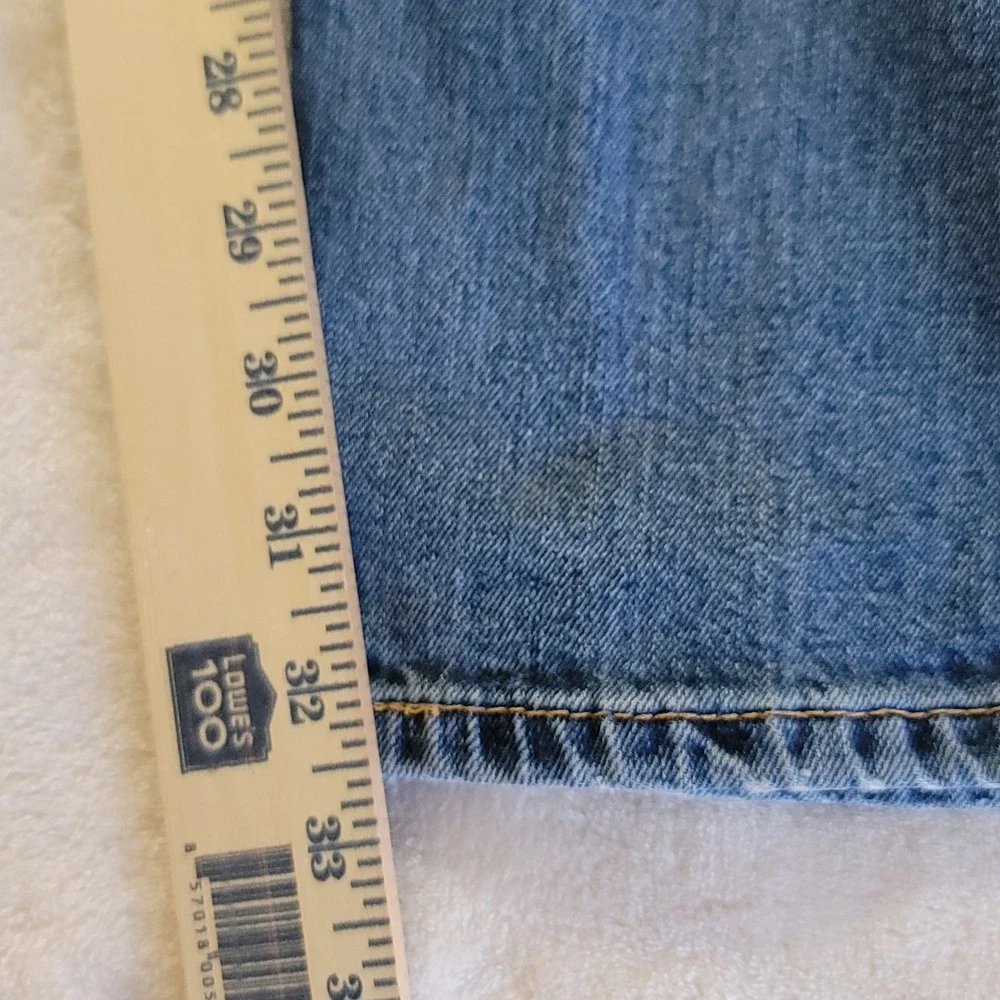 Levi's 505 Regular Fit Jeans Mens 38x34 Blue Straight Leg Denim Casual Rugged